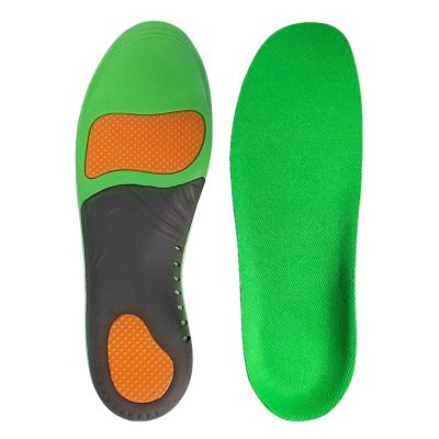 2 Pcs XL Arch Support Insoles for Flat Feet, Plantar Insoles for Men Women, Shock Absorption, BK Fabric, EVA, XL, 47-49/12.5-14.5 US Men