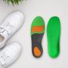 2 Pcs XL Arch Support Insoles for Flat Feet, Plantar Insoles for Men Women, Shock Absorption, BK Fabric, EVA, XL, 47-49/12.5-14.5 US Men view 3