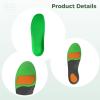 2 Pcs XL Arch Support Insoles for Flat Feet, Plantar Insoles for Men Women, Shock Absorption, BK Fabric, EVA, XL, 47-49/12.5-14.5 US Men view 4