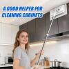 Hands-Free Multi-Purpose Flat Mop Lazy Cleaning & Face Towel, Zero Touch Mini Grip Mops, Lazy Cloth Changing Mini Mop Wet and Dry No-Touch Disposable for Hardwood, Tile, Marble (2Pcs-37.40in) view 2