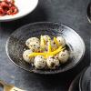 Japanese style and wind thread Lamian Noodles Bowl retro large exquisite personality -6.5 inches-black pearl view 3