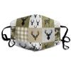 Men Women Windproof, Anti Dust Face Scarf Mask Scarf Gaiter Camouflage Deer Camo Green Beige Plaid Rustic Hunting Mouth Cover Face Bandana, Breathable Mouth Protection for Outdoor Cosplay Cycling view 1