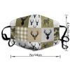 Men Women Windproof, Anti Dust Face Scarf Mask Scarf Gaiter Camouflage Deer Camo Green Beige Plaid Rustic Hunting Mouth Cover Face Bandana, Breathable Mouth Protection for Outdoor Cosplay Cycling view 2