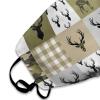 Men Women Windproof, Anti Dust Face Scarf Mask Scarf Gaiter Camouflage Deer Camo Green Beige Plaid Rustic Hunting Mouth Cover Face Bandana, Breathable Mouth Protection for Outdoor Cosplay Cycling view 3