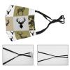 Men Women Windproof, Anti Dust Face Scarf Mask Scarf Gaiter Camouflage Deer Camo Green Beige Plaid Rustic Hunting Mouth Cover Face Bandana, Breathable Mouth Protection for Outdoor Cosplay Cycling view 4