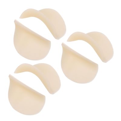 PartyKindom 3 Pairs Ear Lift Patches Khaki Silicone Ear Support Stickers with 5d Contour Design for Correction and Continual Cartilage Reshape Suitable for Daily Use and Cosplay