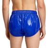 iiniim Men Special Needs Clothing Leakproof Diaper Plastic Underwear Incontinent Underpants with Zipper Pouch Blue 3X-Large view 3