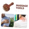 DEARMAMY Handheld Meridian Massage Brush with Brass and Wood, Lightweight Traditional Chinese Scraping Comb for Body and Hands, Promotes Circulation, for Home and Travel Use view 3