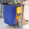2pcs Multi-Functional Janitorial Cart Bag - Thick Fabric Cleaning Supply Storage for Housekeeping view 4