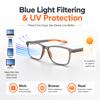 Vision Sync Glasses, Auto Focus Varifocal Glasses for Men Women, UV Blue Light No Line Multifocal Readers (a,1.0) view 4