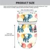 Hand-painted elephant head Printed Toilet Seat Set - 2-Piece Cover & Tank Cover - Universal Stretch Fit - Housewarming & Holiday Gift view 2