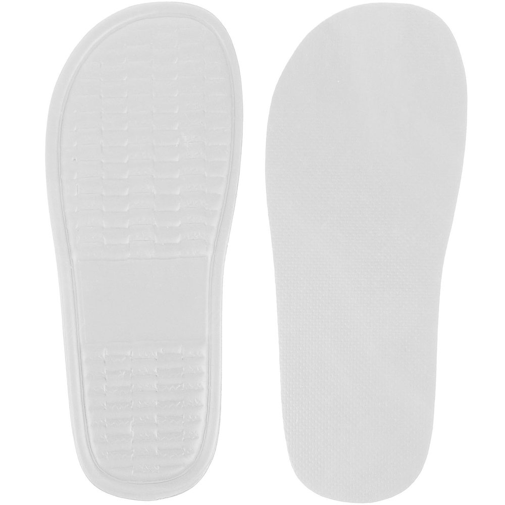 Baluue Eva DIY Slipper Soles Anti-Skid Foot Pads White 26cm Round Toe Wear-Resistant Cushions for Indoor Household Foot Supply