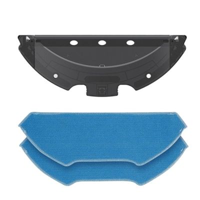 1Pcs Bracket+2Pcs Washable Reusable Mop Pads, Compatible For Lefant M1 U180 & OKP K8 Robot Vacuum Cleaner