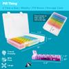 6 Times a Day Weekly Pill Box Organizer Case, Secure 6X Pillbox with Medication Schedule (6X a Day - 2 Pack) view 3