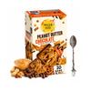 Peanut Butter Chocolate Snack Bars, Chewy Crispy Snack Bars, 20 Count Box for Lunches, Travel and Everyday Snacking (Pack of 1) with Candy Freezer Gem Spoon view 1