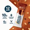 REVEL Protein Oat Bars - Dark Chocolate - Plant-based - 10g Protein - 6g Fiber - Vegan - 12 bars view 3