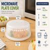 Microwave Plate Cover for Food Heating, 10.23" BPA-Free Splatter Guard Cover, Reusable Food Cover with Steam Vent, Fits Dinner Plates, Bowls & Dishes, Dishwasher Safe Kitchen Cover, 1 Pack view 3