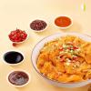 Instant red oil rice noodle, Korean-style instant noodles, Sichuan sour-hot pastry noodles, Shaanxi Liangpi, Spicy wide vermicelli gift pack, Instant breakfast food (3 packs,sweet and spicy) view 4