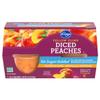 Yellow Cling Diced Peaches Cups, No Sugar Added, 3.8 oz, Pack of 4 view 1