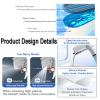 Spray Window Cleaning Kit Rotatable Head Two Spray Modes 4 in 1 Squeegee for Window Cleaning with Water Tank and 8 Pads for Shower Glass Car Window view 3