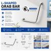 Shower Grab Bar, Stainless Steel Bath Safety Bars Support Handrail for Senior Elderly, Toilet Bathtub Balance Handle for Wall view 3