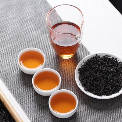 250g Black Tea Chinese Top Lapsang Souchong Wuyi Red Tea Lowering Blood Pressure
