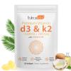 MXCZBSM Vitamin D3 K2 Supplement Softgel, Vitamin D3 K2 Softgel with 10000 IU Supports Immune, Heart, Teeth & Bone Health, Free of GMO, Gluten, Soy, 120 Softgels view 1