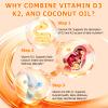 MXCZBSM Vitamin D3 K2 Supplement Softgel, Vitamin D3 K2 Softgel with 10000 IU Supports Immune, Heart, Teeth & Bone Health, Free of GMO, Gluten, Soy, 120 Softgels view 4