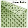 Non-Slip Shower Mat with Suction Cups,Hollow-Out Massage Bath Mat,Efficient Drainage No Water Accumulation,Ideal for Home Showers and Bathrooms(Brown,90x60cm/35.4x23.6in) view 4
