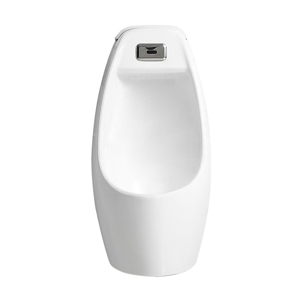 Wall-Mounted Urinals for Men Spill Proof,Automatic Sensor Flushing Ceramic Urinal for Men's,for Bathroom Commercial Hotel Homes Bar Shopping Malls