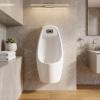 Wall-Mounted Urinals for Men Spill Proof,Automatic Sensor Flushing Ceramic Urinal for Men's,for Bathroom Commercial Hotel Homes Bar Shopping Malls view 2