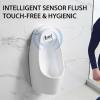 Wall-Mounted Urinals for Men Spill Proof,Automatic Sensor Flushing Ceramic Urinal for Men's,for Bathroom Commercial Hotel Homes Bar Shopping Malls view 3