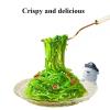 Shredded Seaweed,Cold Salad,Wakame,Vegetables,Japanese Side Dishes,Pickles,Hot Pot Ingredients,Spicy Dishes,Vegan,Instant Meal,Kimchi,Delicious Snack Gift (3 flavors,3bags) view 2