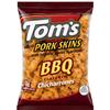 Riega Snacks | Tom's Pork Skins, BBQ Flavor Chicharrones | (Pack of 10) view 1