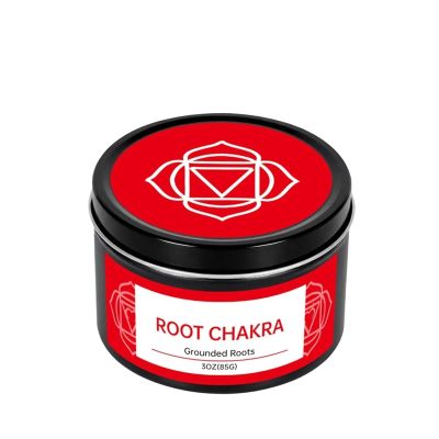 Sweet Orange Crystal Scented Candle with Crystal and Metal Charm for Yoga Home Decor Spiritual Gift(Red)