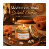 Sweet Orange Crystal Scented Candle with Crystal and Metal Charm for Yoga Home Decor Spiritual Gift(Red) view 2