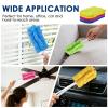 20 Pack Reusable Fleece Duster Refills with Detachable Handle, Washable Microfiber Dusters for Cleaning, 360 Dry Wet Microfiber Duster Refill Compatible with Standard Cleaning Handles (20) view 4