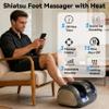 Ltnile Shiatsu Foot and Calf Massager with Heat Compression, Feet Kneading Massage Machine Delivers Relief for Tired Muscles & Plantar,Pain Relief,Deep Kneading Therapy-Ideal Gifts for Women Men Dad view 2
