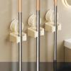EJALFENS Rotating Suction Cup Mop Clip Bathroom Cleaning Tool Storage Buckle view 2