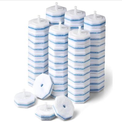Toilet Bowl Wand Refills Compatible with Clorox, Disposable Toilet Brush Refill Heads, 60 Count