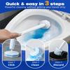 Toilet Bowl Wand Refills Compatible with Clorox, Disposable Toilet Brush Refill Heads, 60 Count view 3