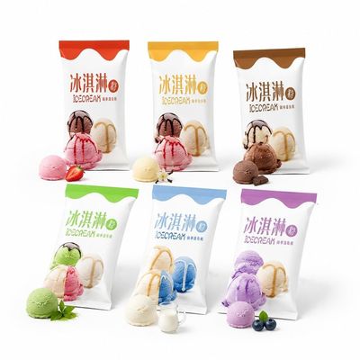Homemade Ice Cream Powder Kit - 6 Flavor Variety Pack (50g X Bags) For Easy DIY Cones, Sundaes & Desserts