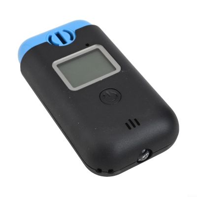Vehicle Tester Non-Contact Breathalyzer with LED Light Portable Digital Detector for Safe Driving Parties Weddings Black(Blue)