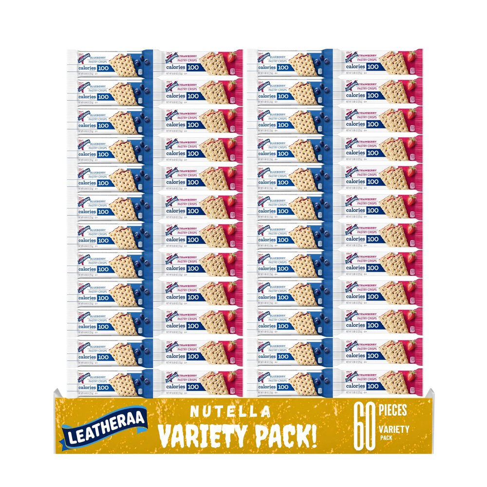 Speci@I K Crunchy Pastry Bars Variety Pack, Assorted Flavors, Individually Wrapped Snack Bars, 60 Count