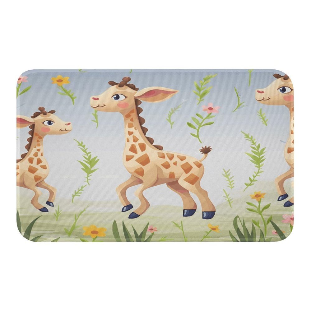 Bath Mats for Bathroom Non Slip Washable Absorbent Door Mat for Bathroom Tub Entryway Kitchen Home Outside Entry Yard Floor Patio 19.7 x 31.5 Inch