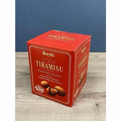 Classic Tiramisu Almond Milk Chocolate With Mascarpone Cheese Powder Candy 3.5 oz - Keo Beryl's Socola Sua Hanh Nhan 100g