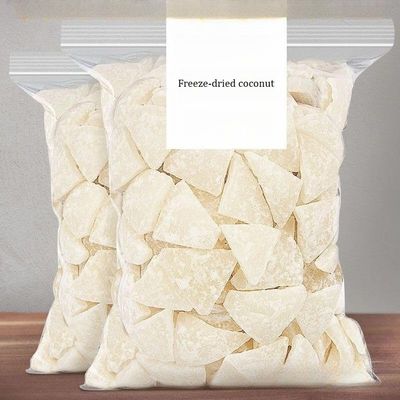 Natural Sweetness Freeze Dried Coconut Snacks 250g/Bag, Rich in Nutrients, Healthy Dried Fruits, Fruit Snacks, Snack Foods, Afternoon Tea Desserts, Office Leisure Fruit Preserves, Vegan (1 bag)