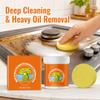 Multi-purpose Coconut Oil Cleaning & Polishing Paste for Kitchen,100g All-Purpose Coconut Oil Cleaning Paste Set with Spone,All-Purpose Cleaner Removes Stains on Microwave, Oven & Stove Top view 2