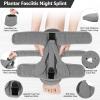 exhood 2PCS Upgraded Plantar Fasciitis Night Splint, 3 Adjustable Straps Plantar Fasciitis Relief Braces for Achilles Tendonitis, Foot Drop & Heel Spur Pain Relief Day & Night (Elephant Grey) view 4