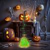 Halloween Magics Broom, Dancing Witch Broom, 35" Animated Light up Moving Broomstick with Spooky Sounds for Indoor & Outdoor Porch Halloween Party Decorations (Black) view 3